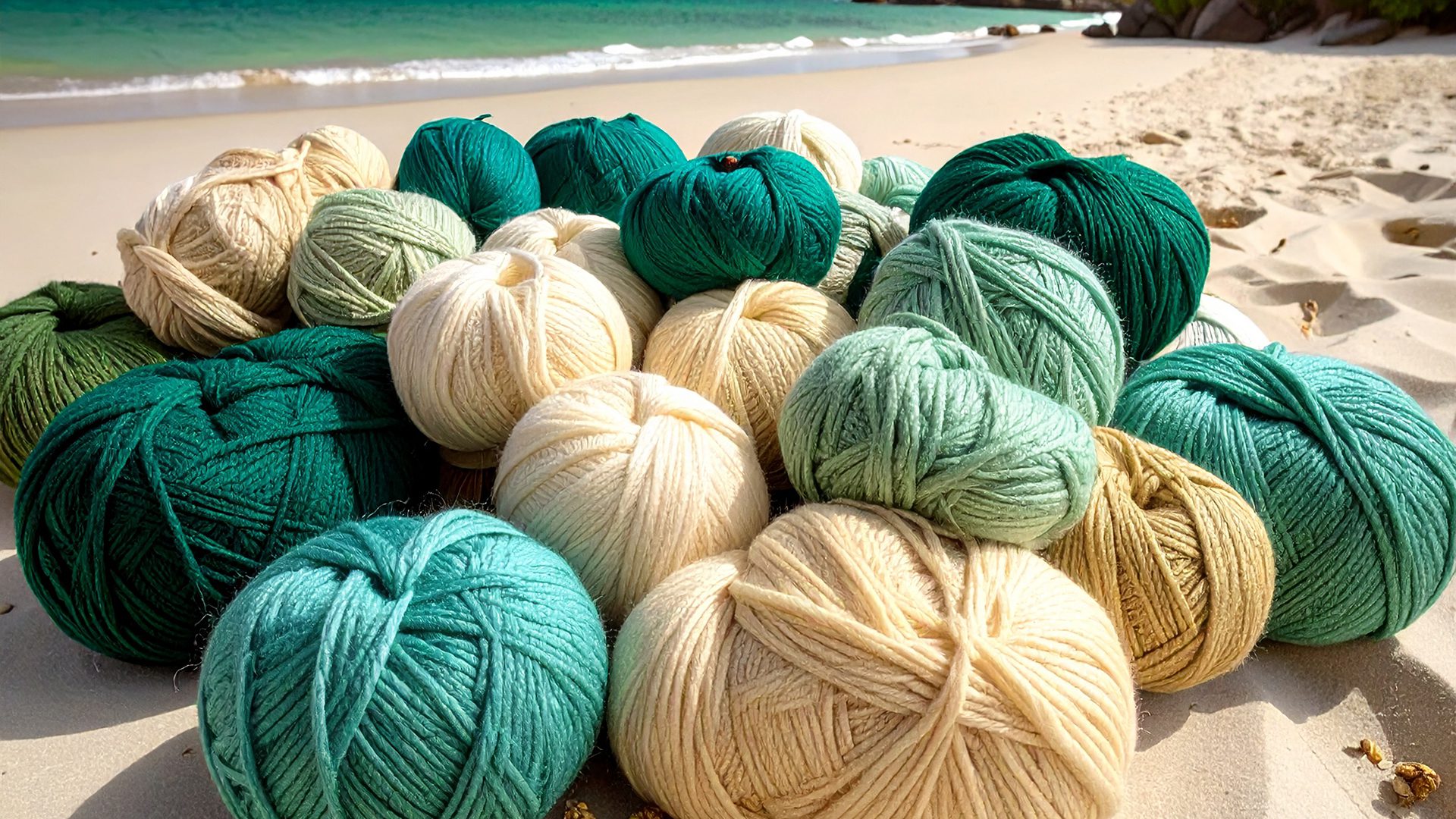 1920×1080 | 16:9 | Blog Placeholder Beach full of yarn